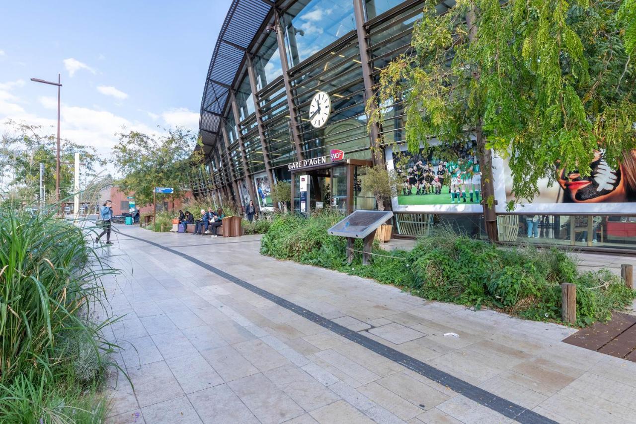 Appar Quartier Calm Coeur De Ville Ажан Екстериор снимка
